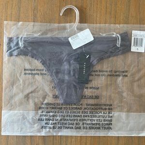 Natori Small Gunmetal Thong